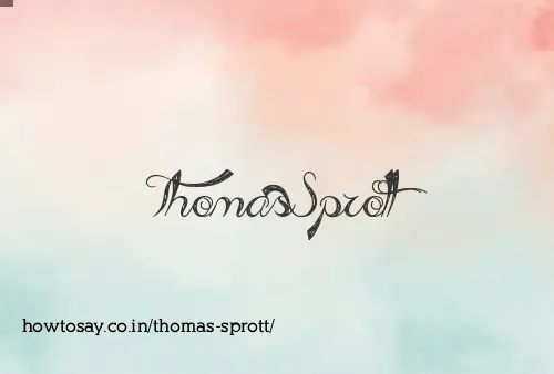 Thomas Sprott