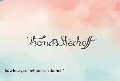 Thomas Stierhoff