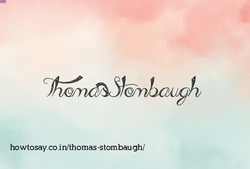 Thomas Stombaugh