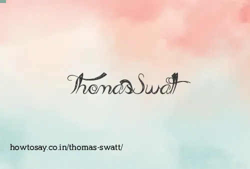 Thomas Swatt