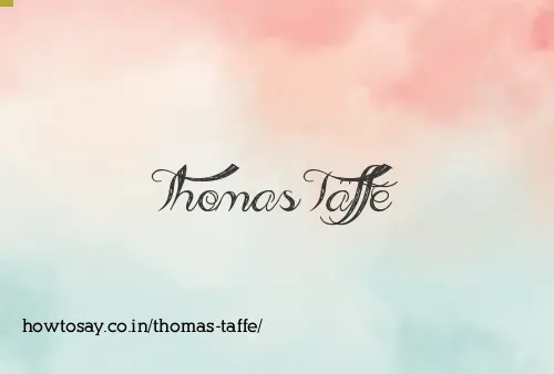 Thomas Taffe