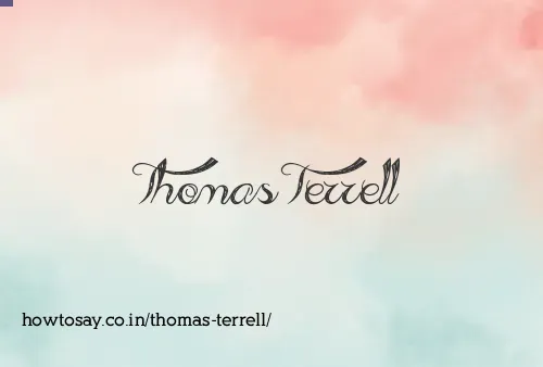 Thomas Terrell