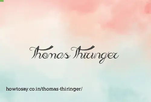 Thomas Thiringer