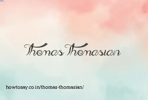 Thomas Thomasian