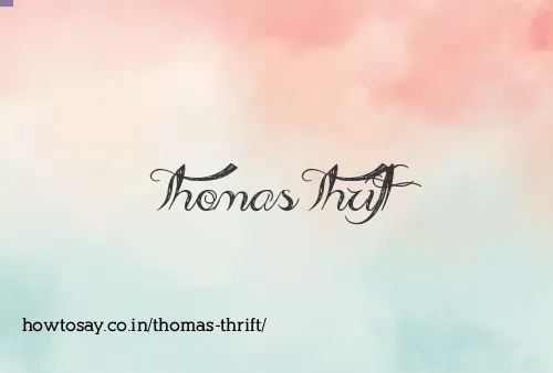 Thomas Thrift