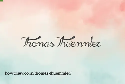 Thomas Thuemmler
