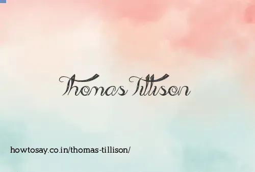 Thomas Tillison