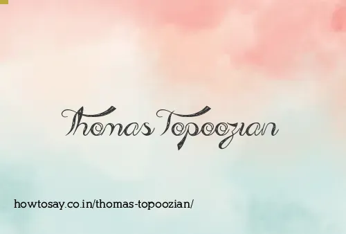 Thomas Topoozian