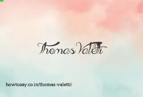 Thomas Valetti