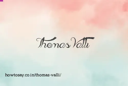 Thomas Valli