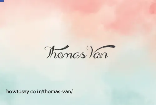 Thomas Van