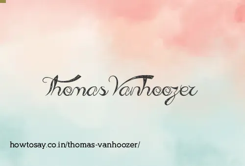 Thomas Vanhoozer