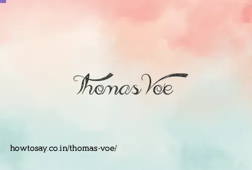 Thomas Voe