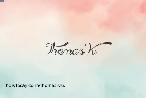 Thomas Vu