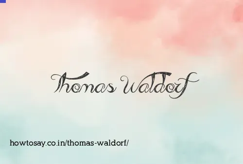 Thomas Waldorf