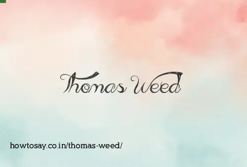 Thomas Weed