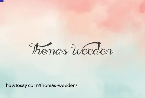 Thomas Weeden