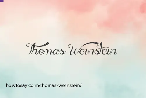 Thomas Weinstein
