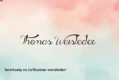 Thomas Weisleder