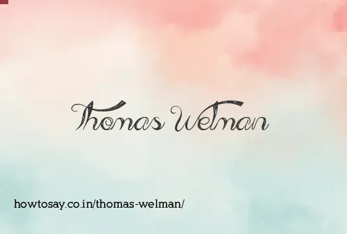 Thomas Welman