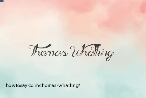 Thomas Whatling