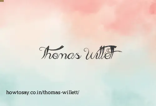 Thomas Willett