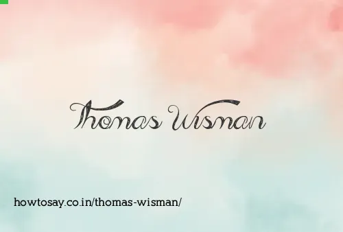 Thomas Wisman
