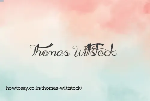 Thomas Wittstock