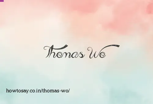 Thomas Wo