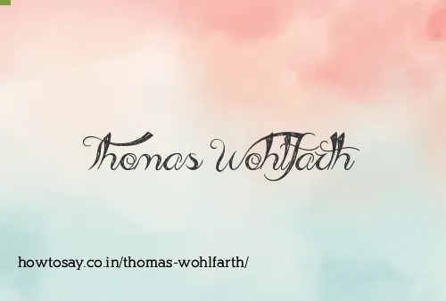 Thomas Wohlfarth