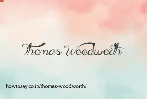 Thomas Woodworth