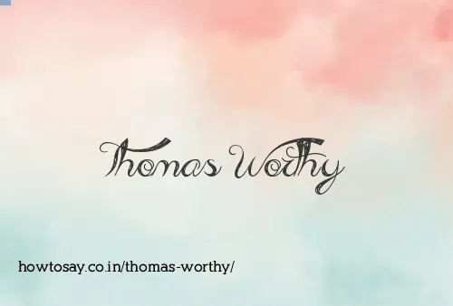 Thomas Worthy