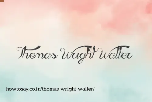 Thomas Wright Waller