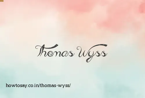 Thomas Wyss