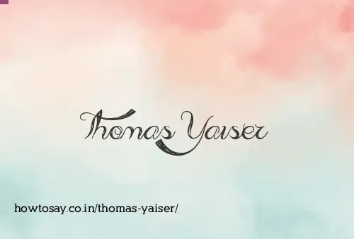 Thomas Yaiser