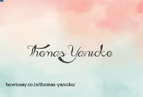 Thomas Yanicko