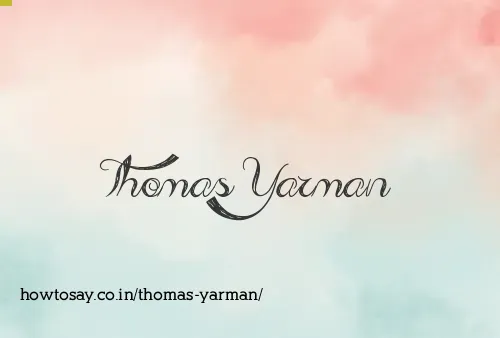 Thomas Yarman