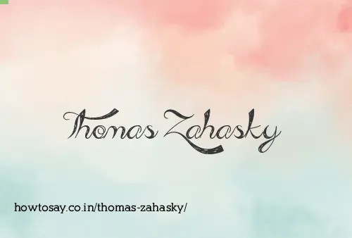 Thomas Zahasky