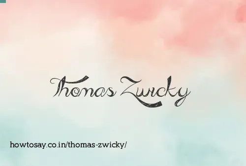 Thomas Zwicky