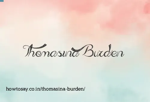 Thomasina Burden
