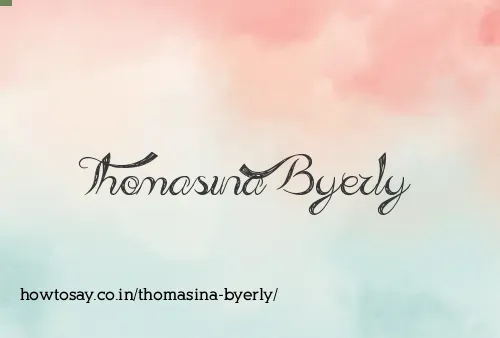 Thomasina Byerly