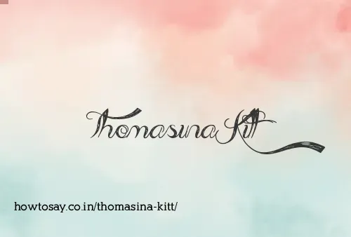 Thomasina Kitt