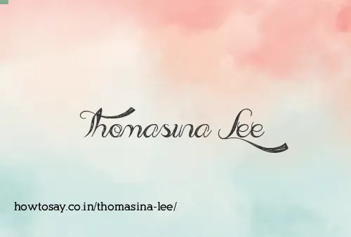Thomasina Lee