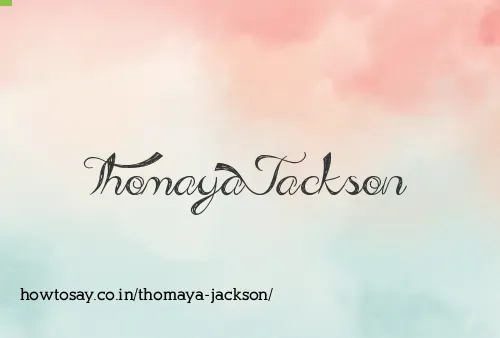 Thomaya Jackson