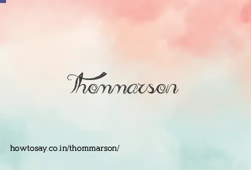 Thommarson