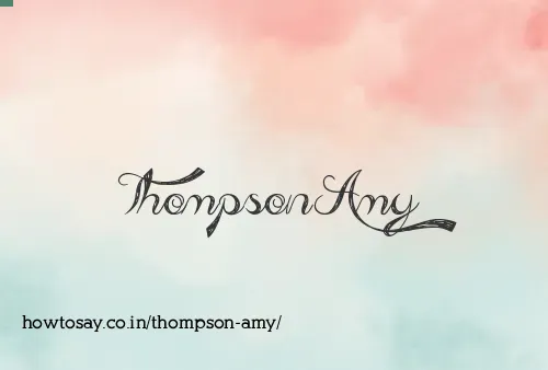 Thompson Amy