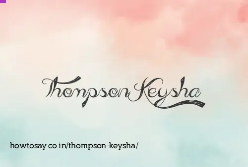 Thompson Keysha
