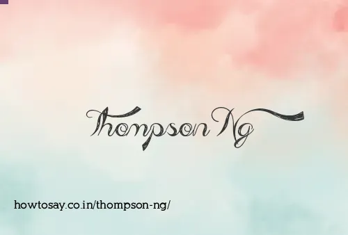 Thompson Ng