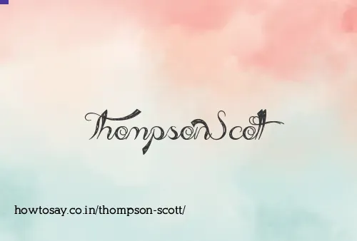 Thompson Scott