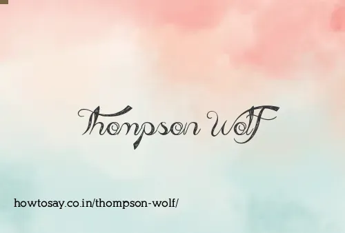 Thompson Wolf